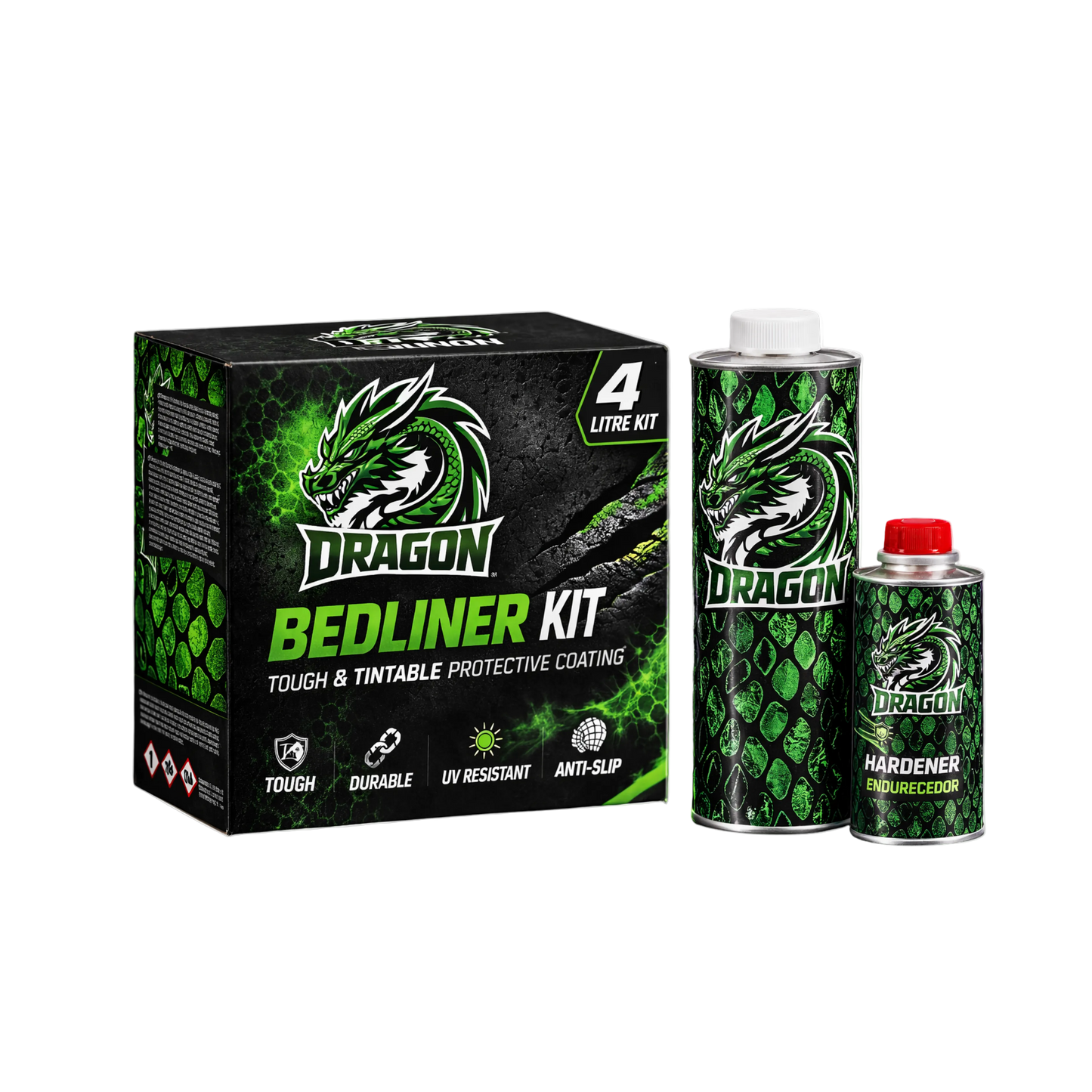 DRAGON™ PROTECTIVE POLYURETHANE COATING 2K TINTAVEL KIT 4KG